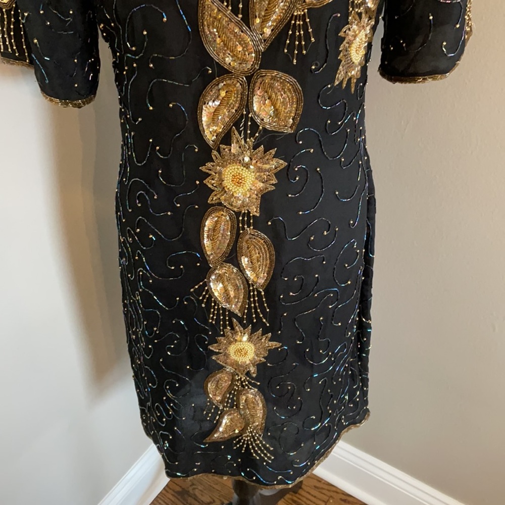 SWEE LO 100% silk dress vintage - Picture 3 of 10